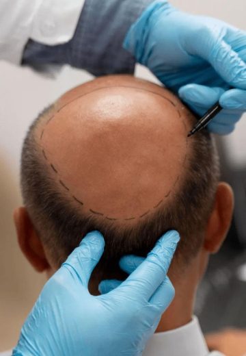 male hair transplant - banner